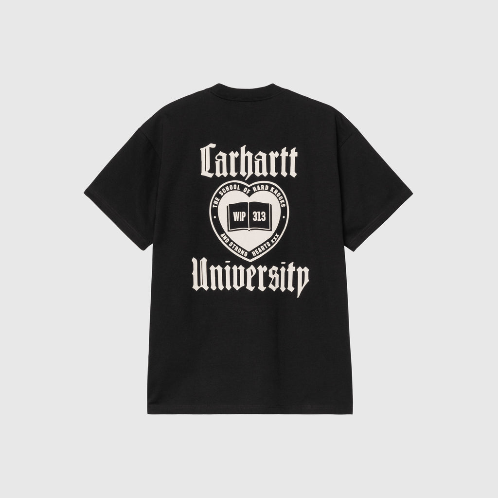 Carhartt WIP SS Schooling T-Shirt - Black Back Graphic