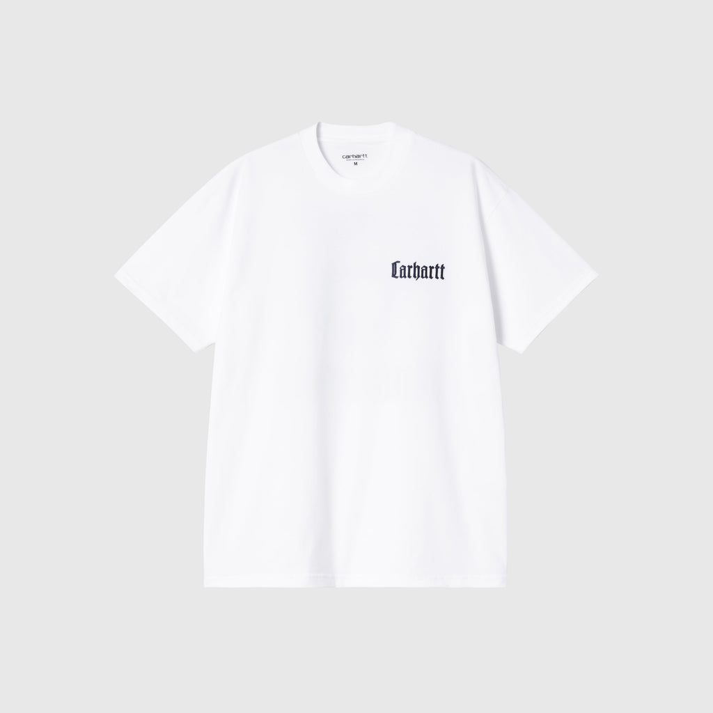Carhartt WIP SS Schooling T-Shirt - White Front