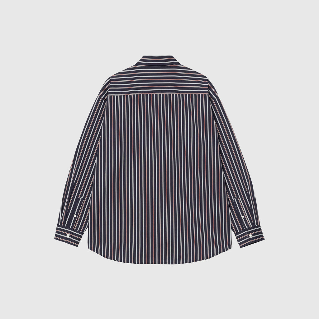 Carhartt WIP LS Palance Shirt - Dark Navy Back