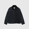 Carhartt WIP OG Detroit Jacket - Black / Black Stone Canvas open 
