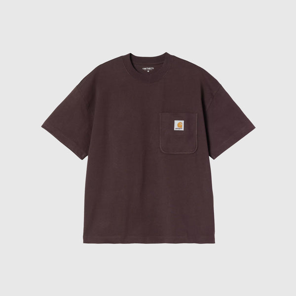 Carhartt WIP SS Work Pocket T-Shirt - Palisander Front