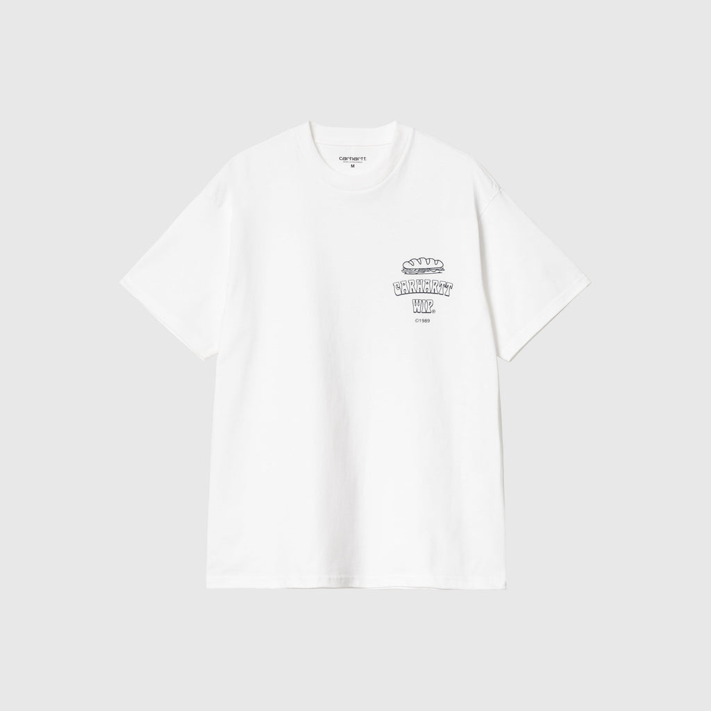 Carhartt WIP S/S Sandwich Tee - White - Front
