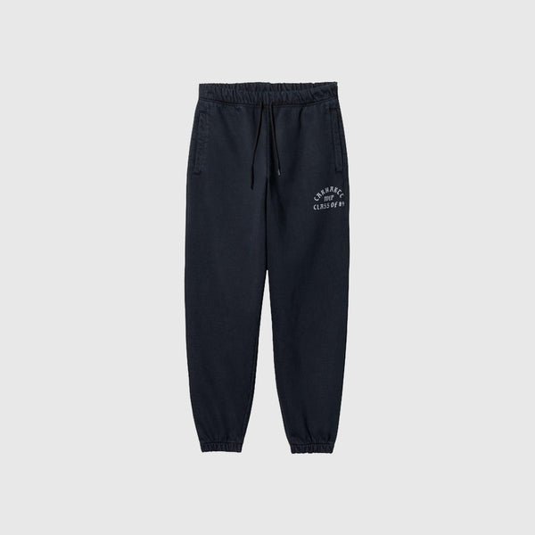 Carhartt WIP Class of 89 Sweat Pant - Dark Navy / White - Front