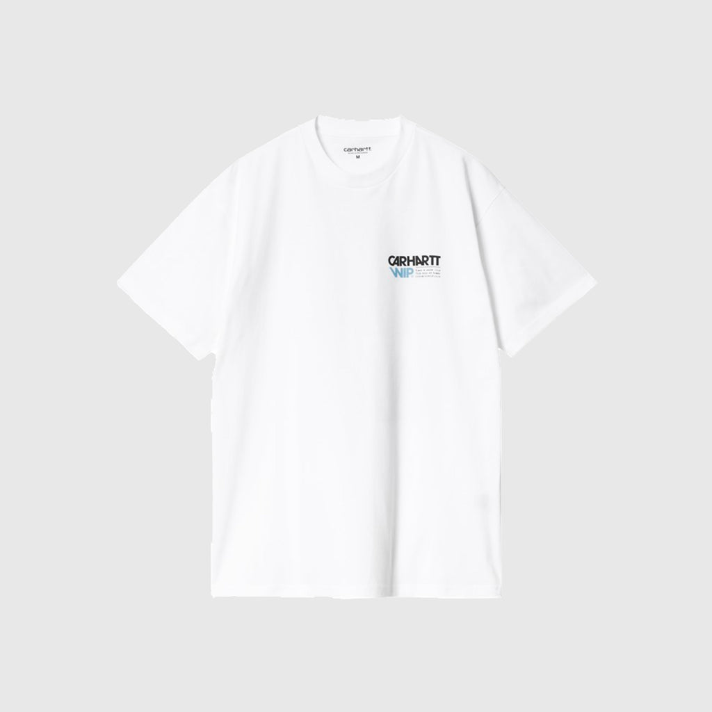 Carhartt WIP Contact Sheet T Shirt - White - Front