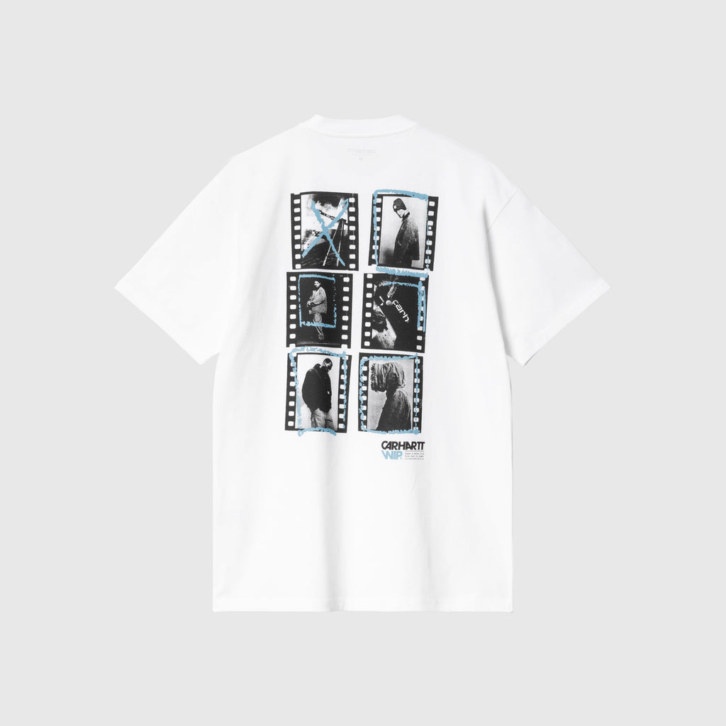 Carhartt WIP Contact Sheet T Shirt - White - Back