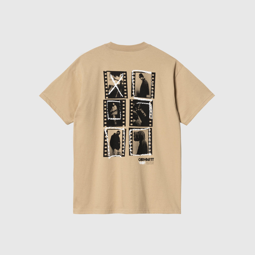 Carhartt WIP Contact Sheet T Shirt - Sable - Back