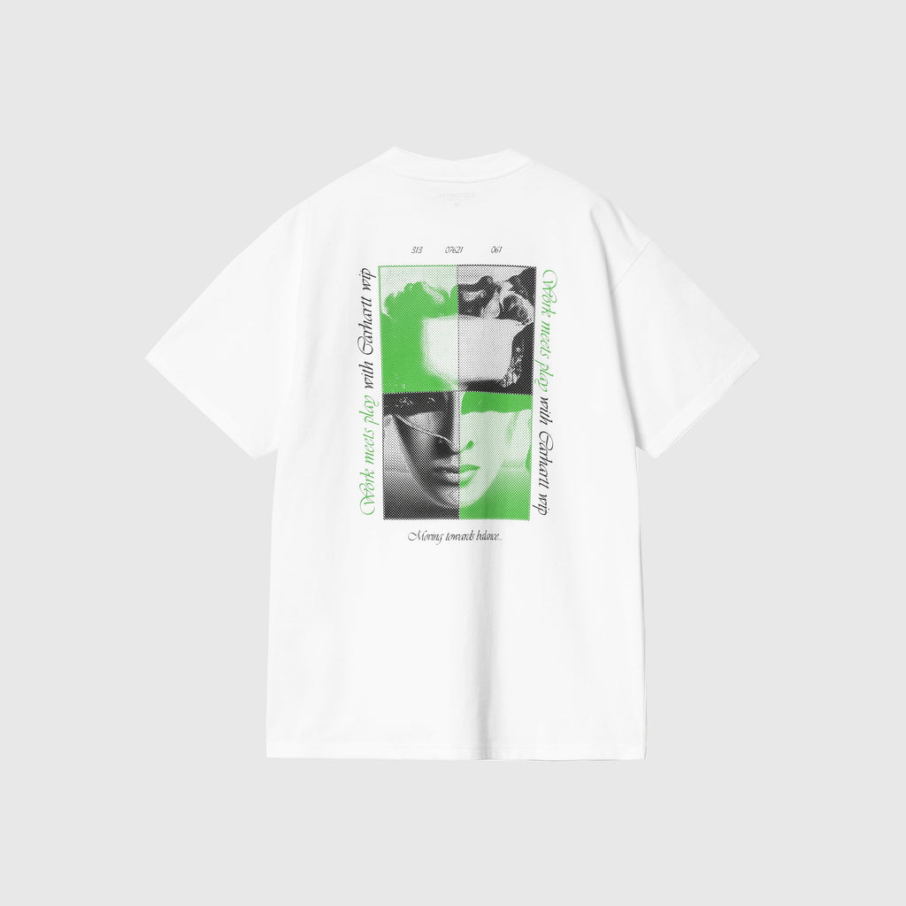 Carhartt WIP Work Play T Shirt - White - Back