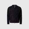 Wax Lennox Zip Polo - Black - Front
