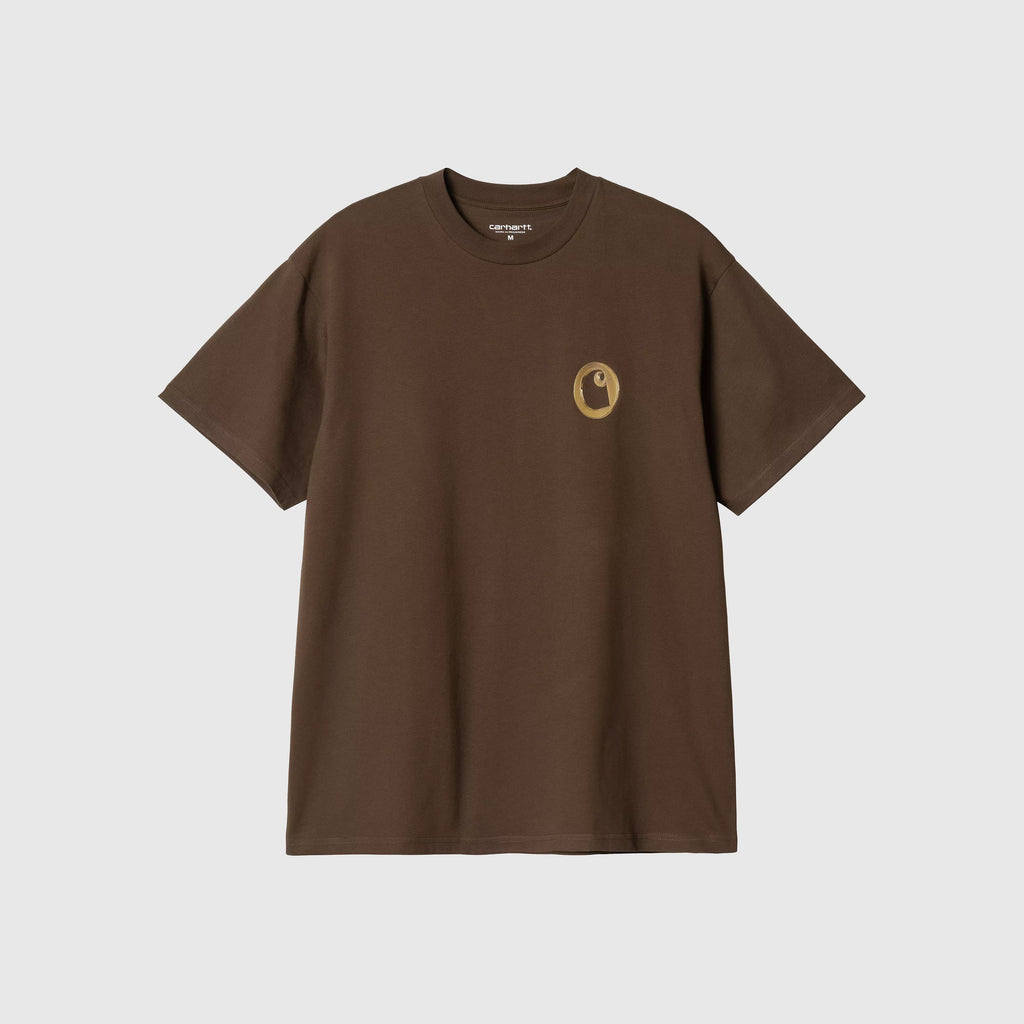 Carhartt WIP S/S Linked Charms Tee Liberica / Gold - Front