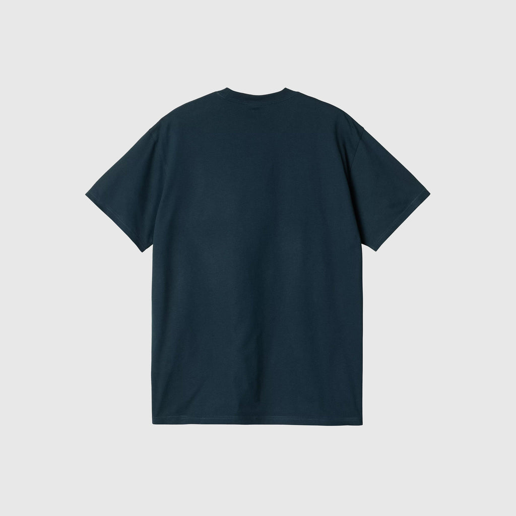 Carhartt WIP S/S Greatest Flicks Tee - Deep Lagoon - Back