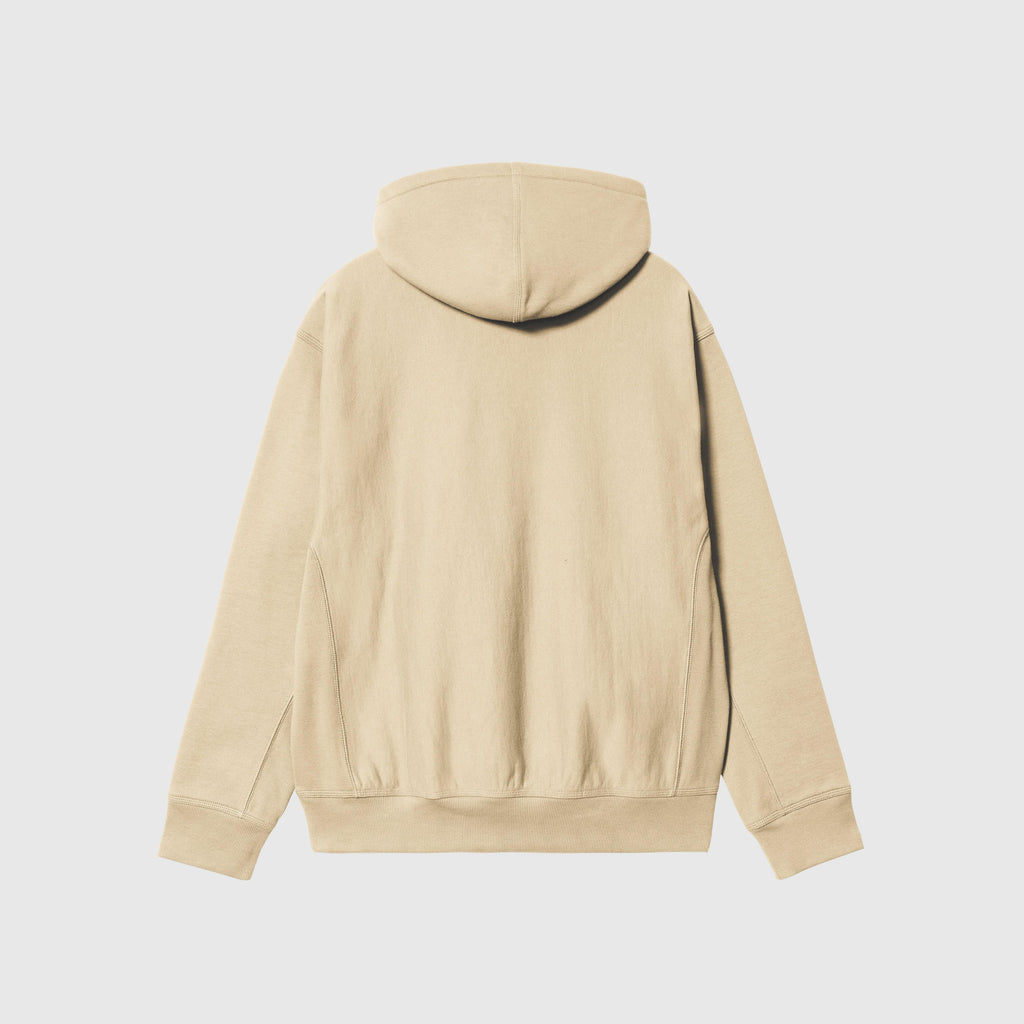 Carhartt WIP Hooded American Script Sweat - Rattan - Back