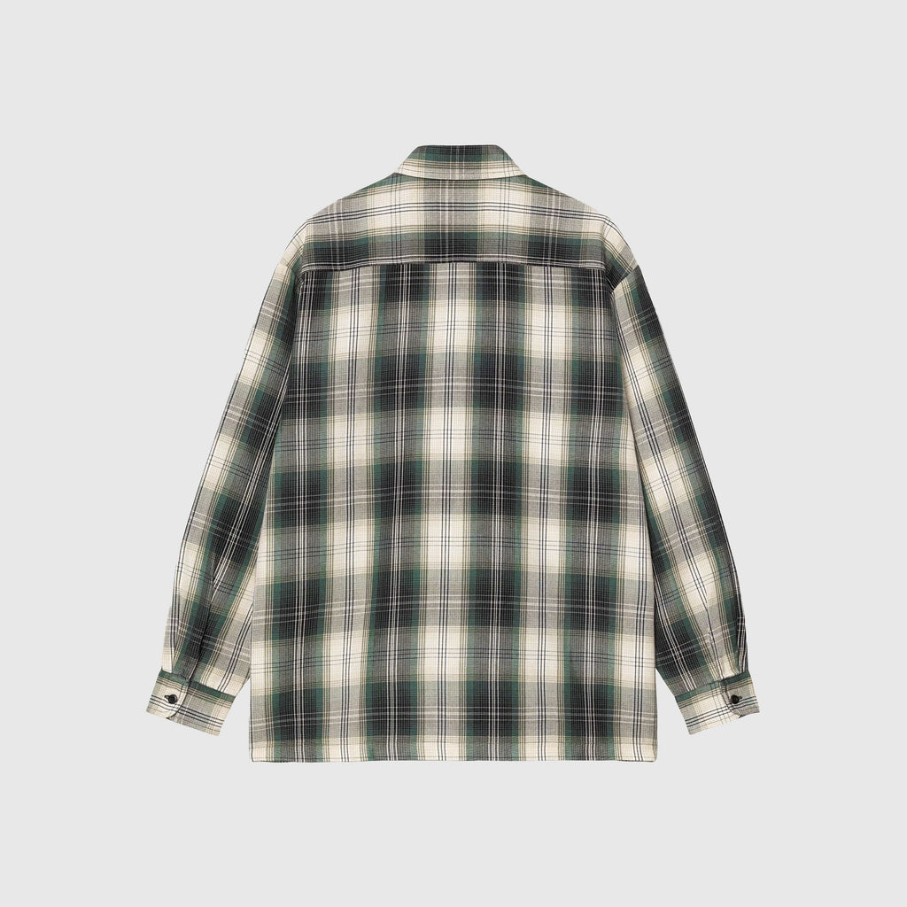 Carhartt WIP L/S Blanton Shirt - Blanton Check / Malachite - Back