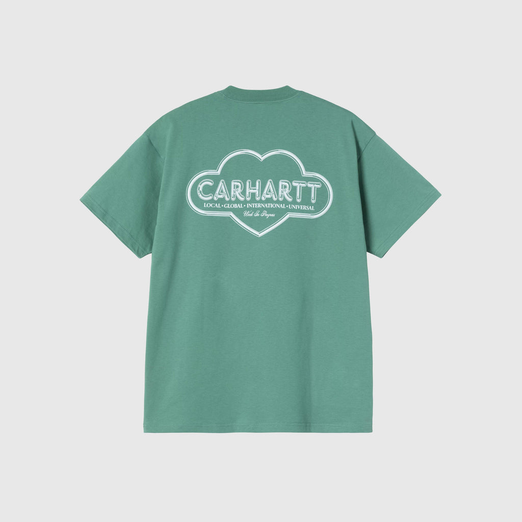 Carhartt WIP S/S Cloud Heart Tee - Lily - Back