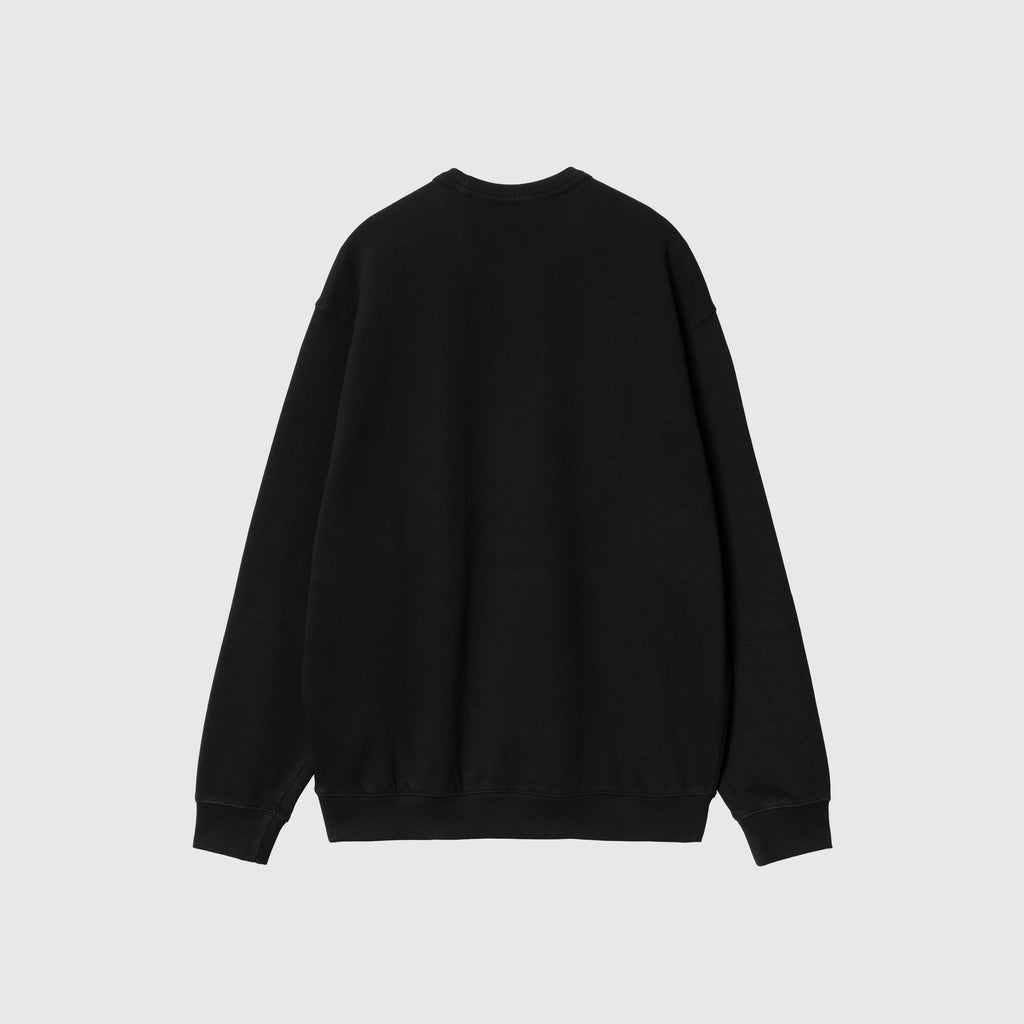 Carhartt WIP Billy Sweat - Black - Back