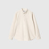 Carhartt WIP L/S Bolton Shirt - Moonbeam - Front