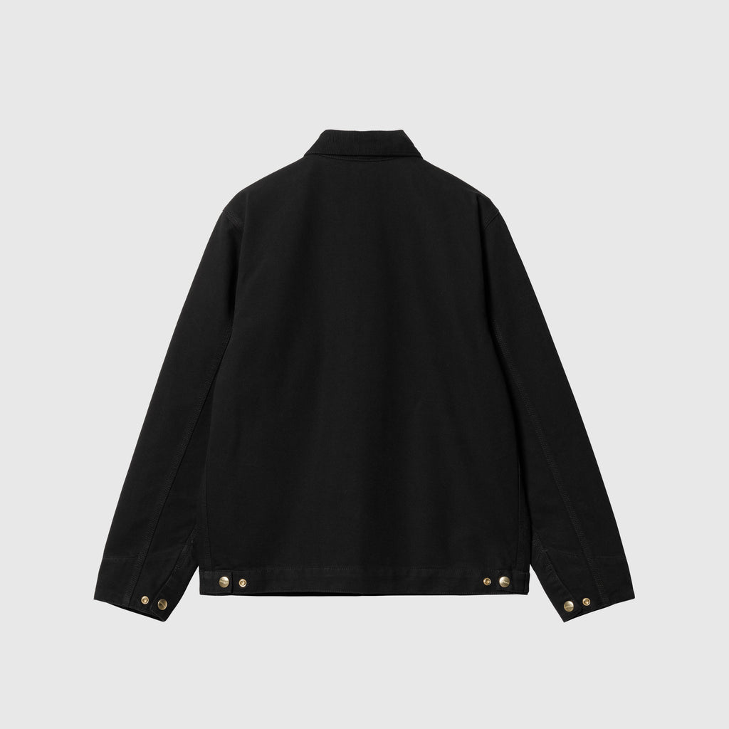 Carhartt WIP Detroit Jacket - Black Rinsed - Back