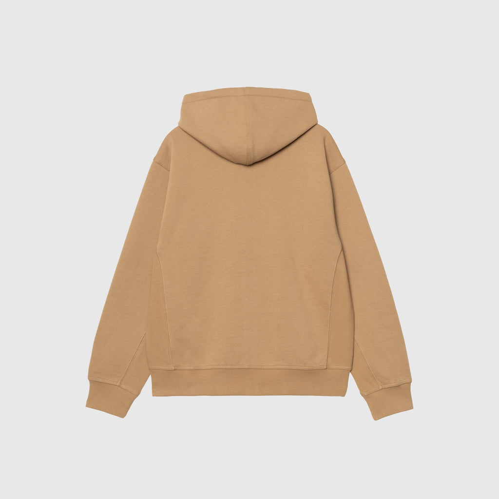 Carhartt WIP Hooded American Script Jacket - Peanut - Back