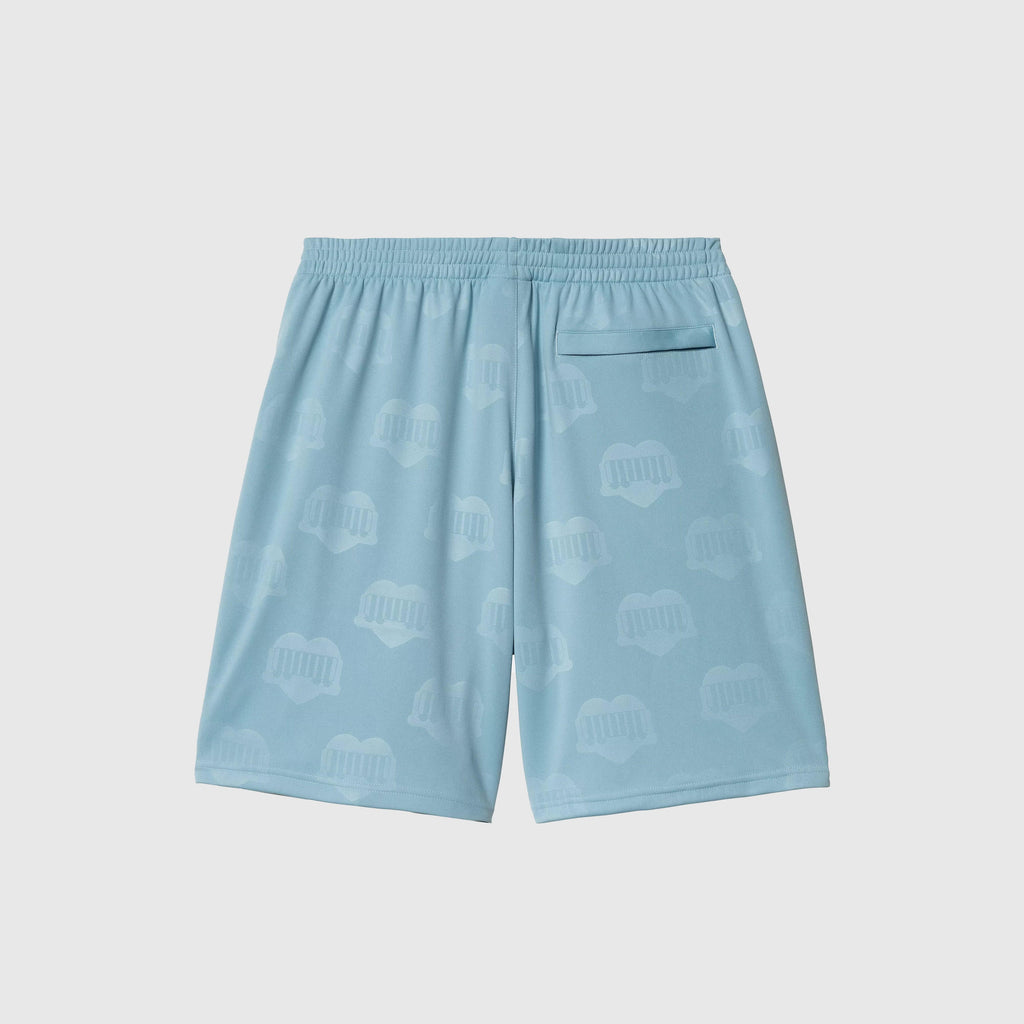 Carhartt WIP Hartt's Football Short - Bluebird - Back