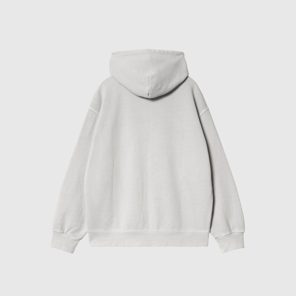 Carhartt WIP Hooded Nelson Jacket - Sonic Silver Garment Dyed - Back