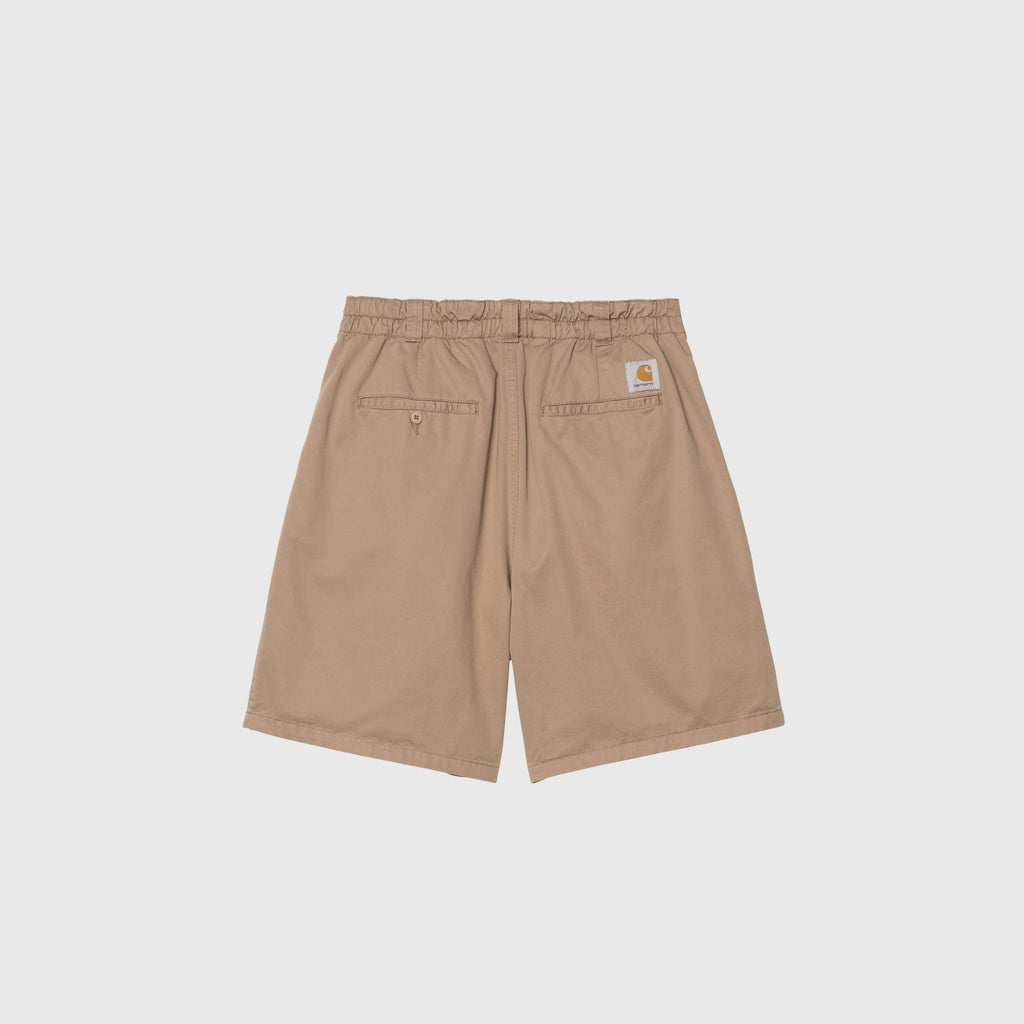 Carhartt WIP Marv Short - Leather Stone Washed - Back
