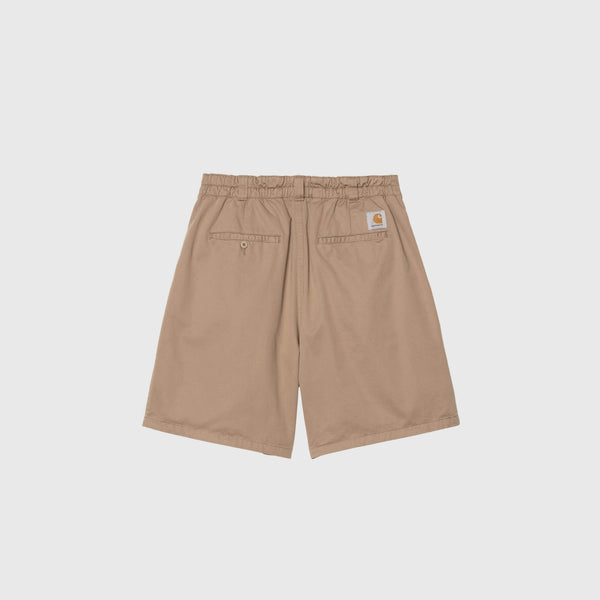 Carhartt WIP Marv Short - Leather Stone Washed - Back
