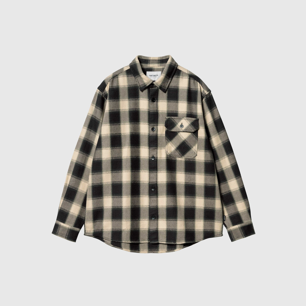 Carhartt WIP L/S Witten Shirt - Witten Check / Wall - Front