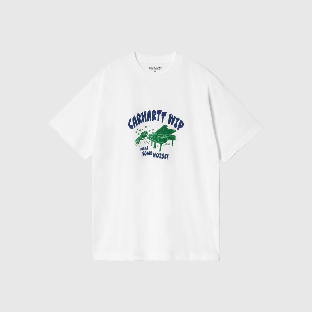 Carhartt WIP S/S Noisy T Shirt - White - Front