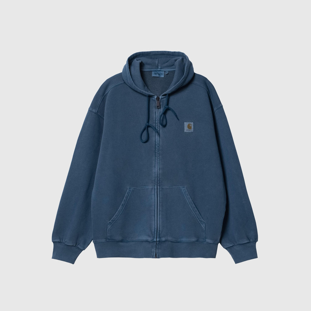 Carhartt WIP Hooded Nelson Jacket - Elder Garment Dyed - Front