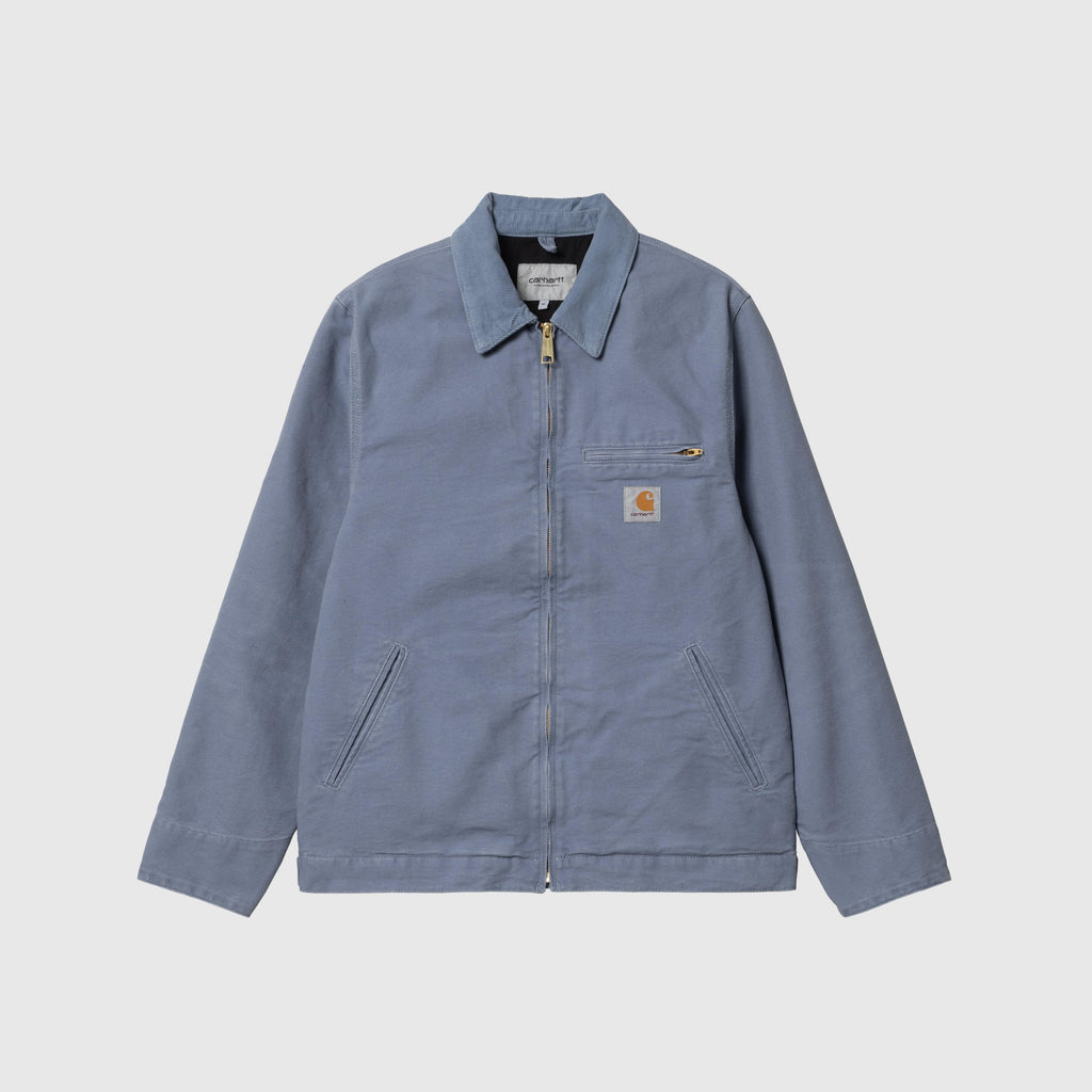 Carhartt WIP Detroit Jacket - Bay Blue Aged Canvas - Front
