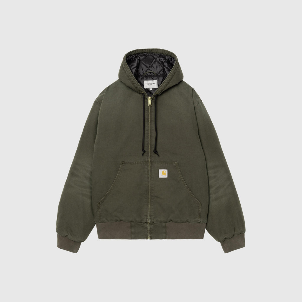 Carhartt OG Active Jacket - Olive Stone Canvas - Front