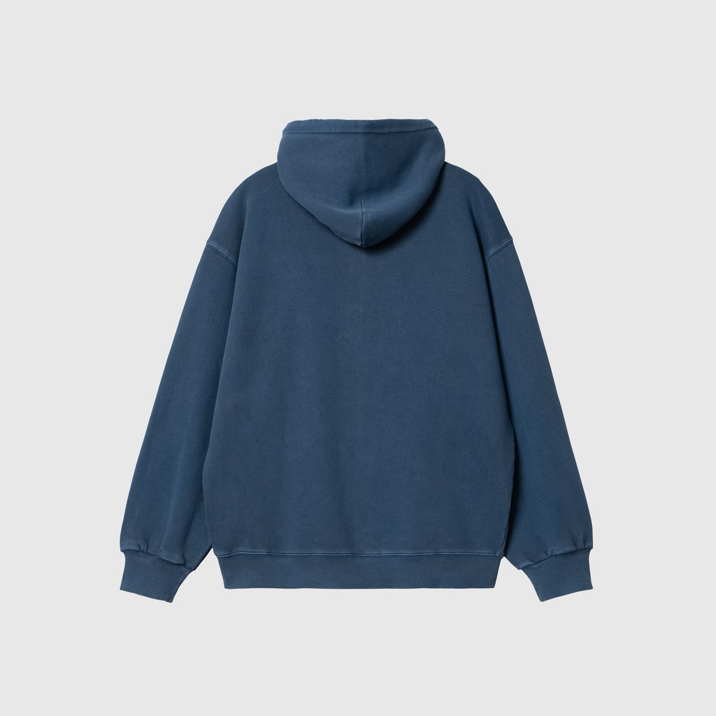 Carhartt WIP Hooded Nelson Jacket - Elder Garment Dyed - Back