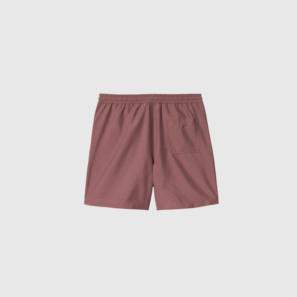 Carhartt WIP Chase Swim Trunks - Dusky Pink / Gold - Back