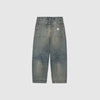 Carhartt WIP Brandon Pant - Blue Worn Used Wash - Back