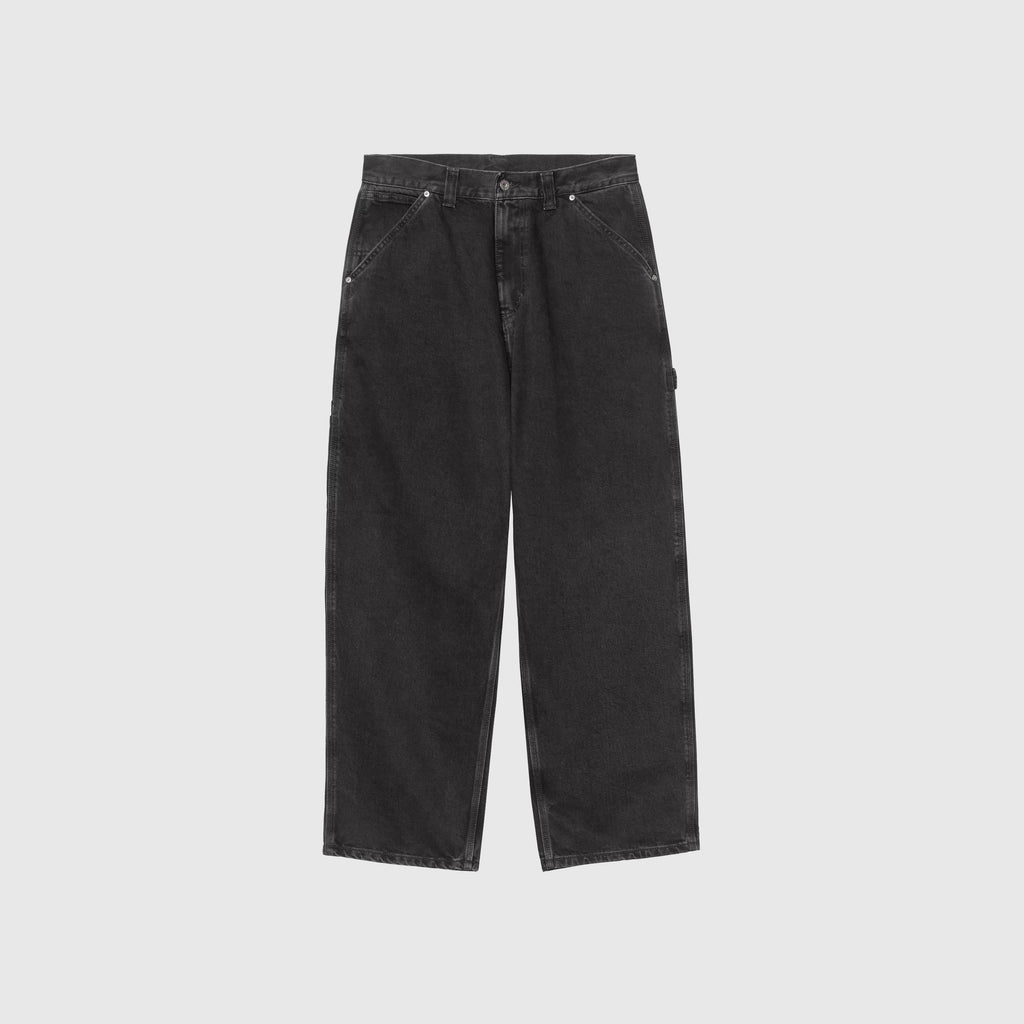 Carhartt WIP Belmont Pant - Black Stone Washed - Front