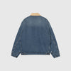 Carhartt WIP OG Detroit Jacket - Blue Dusty H Brown Dark Used Wash - Back