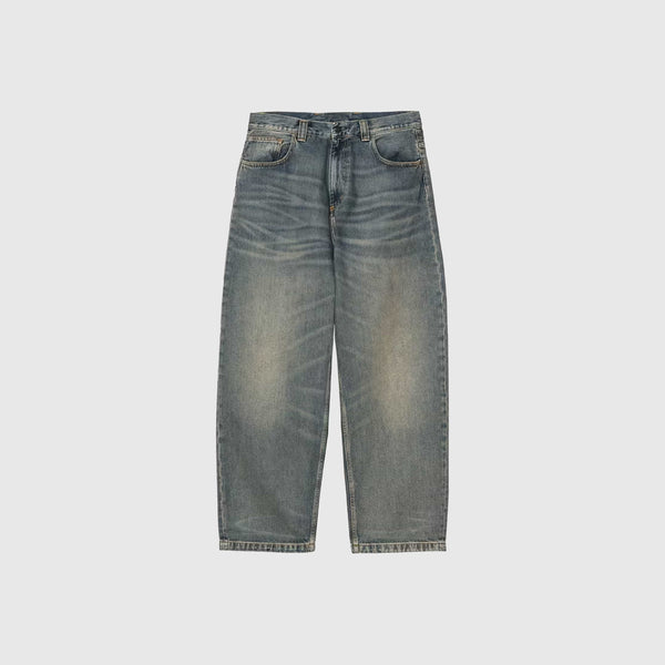 Carhartt WIP Brandon Pant - Blue Worn Used Wash - Front