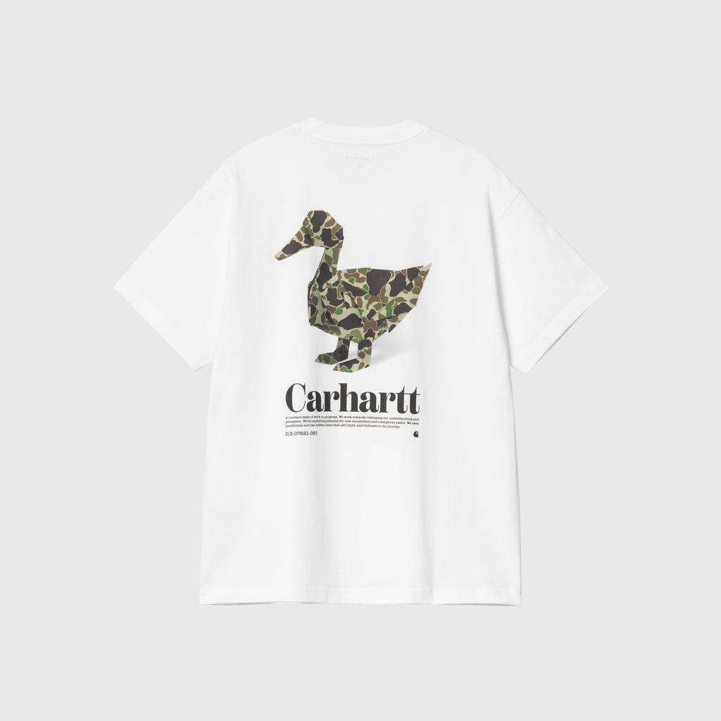 Carhartt WIP S/S Fold Duck Tee - White - Back