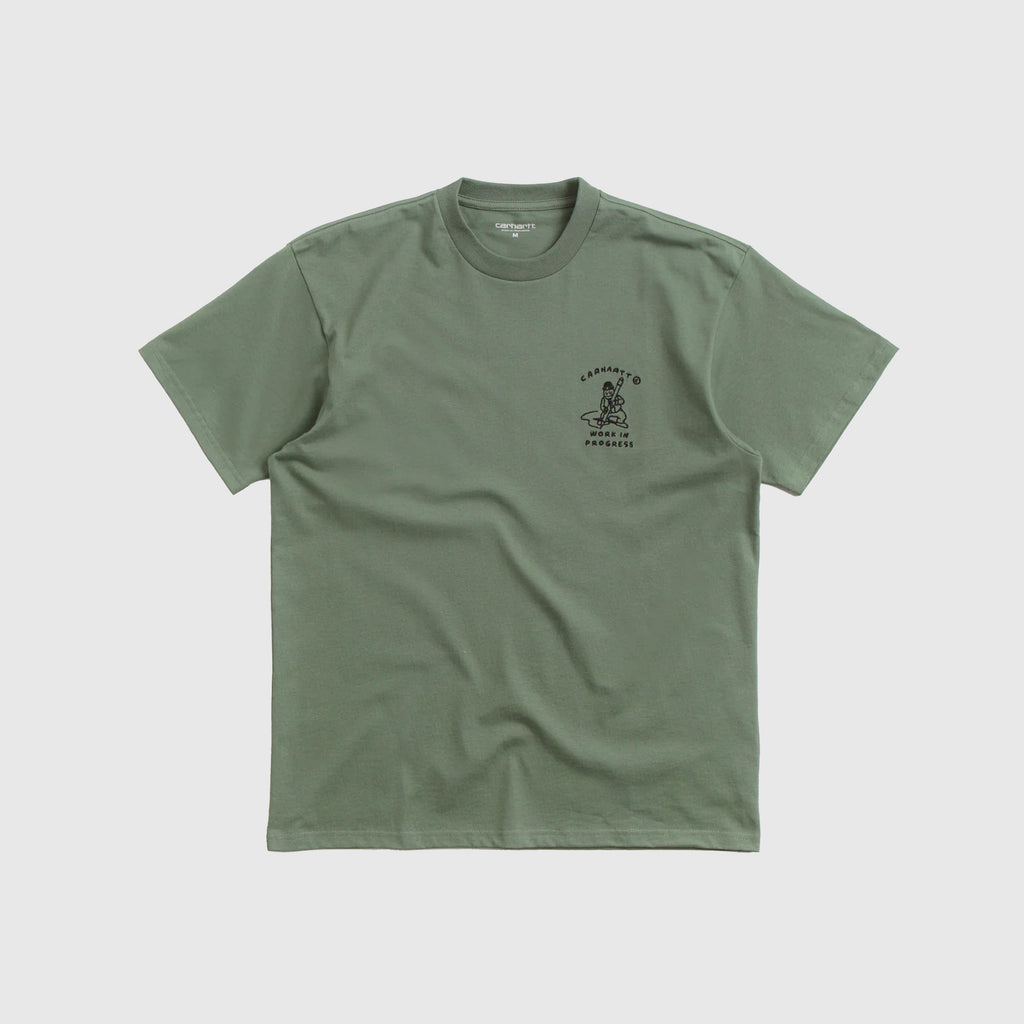 Carhartt WIP S/S Icons Tee - Park / Black - Front