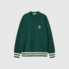 Carhartt WIP Cambridge Sweater - Chervil / Natural - Front
