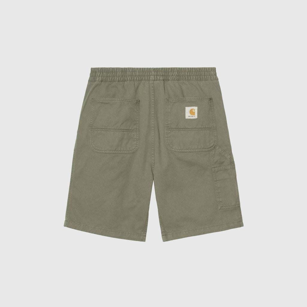 Carhartt WIP Flint Short - Leaf Garment Dyed - Back