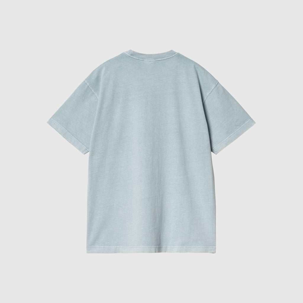 Carhartt WIP S/S Vista T Shirt - Dusty Ice Garment Dyed - Back