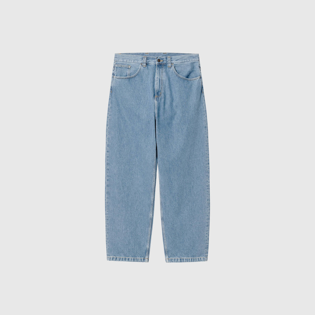 Carhartt WIP Brandon Pant - Blue Stone Bleached - Front