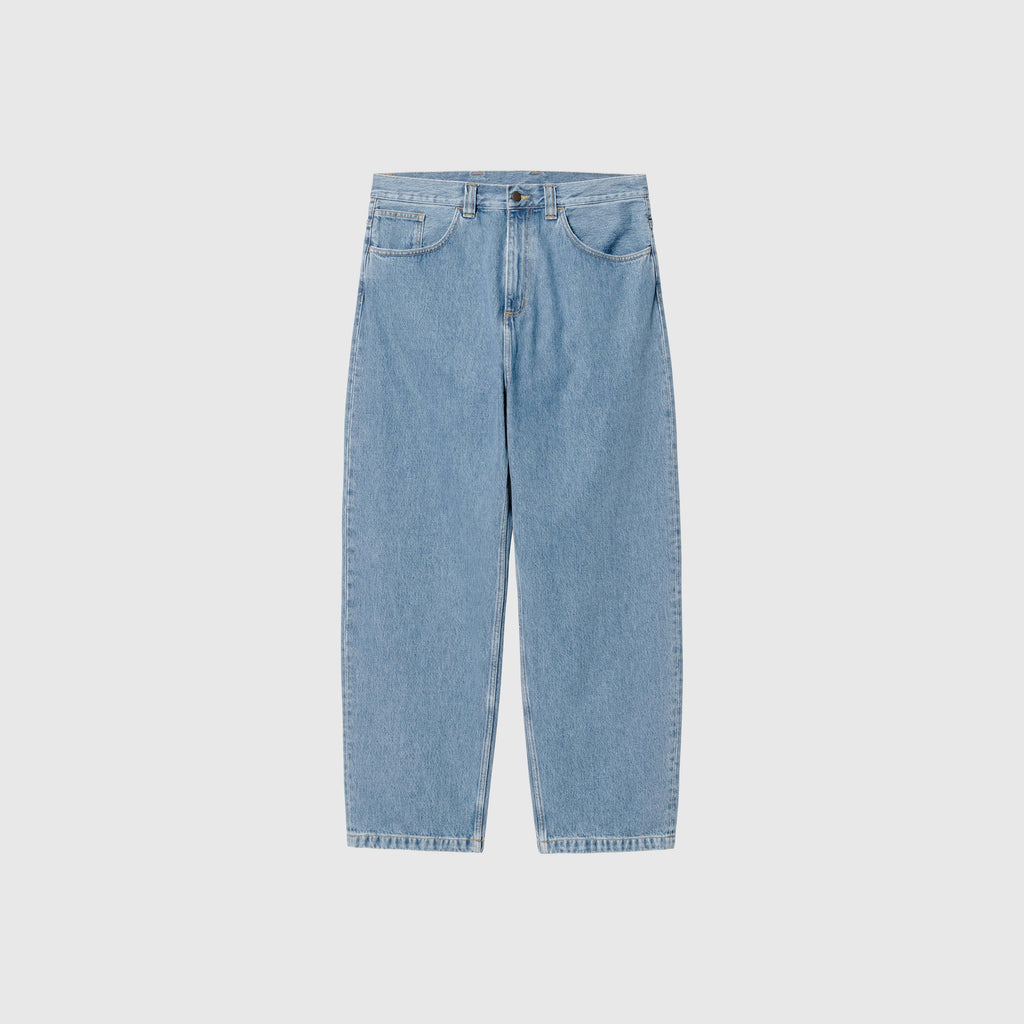 Carhartt WIP Brandon Pant - Blue Stone Bleached - Front