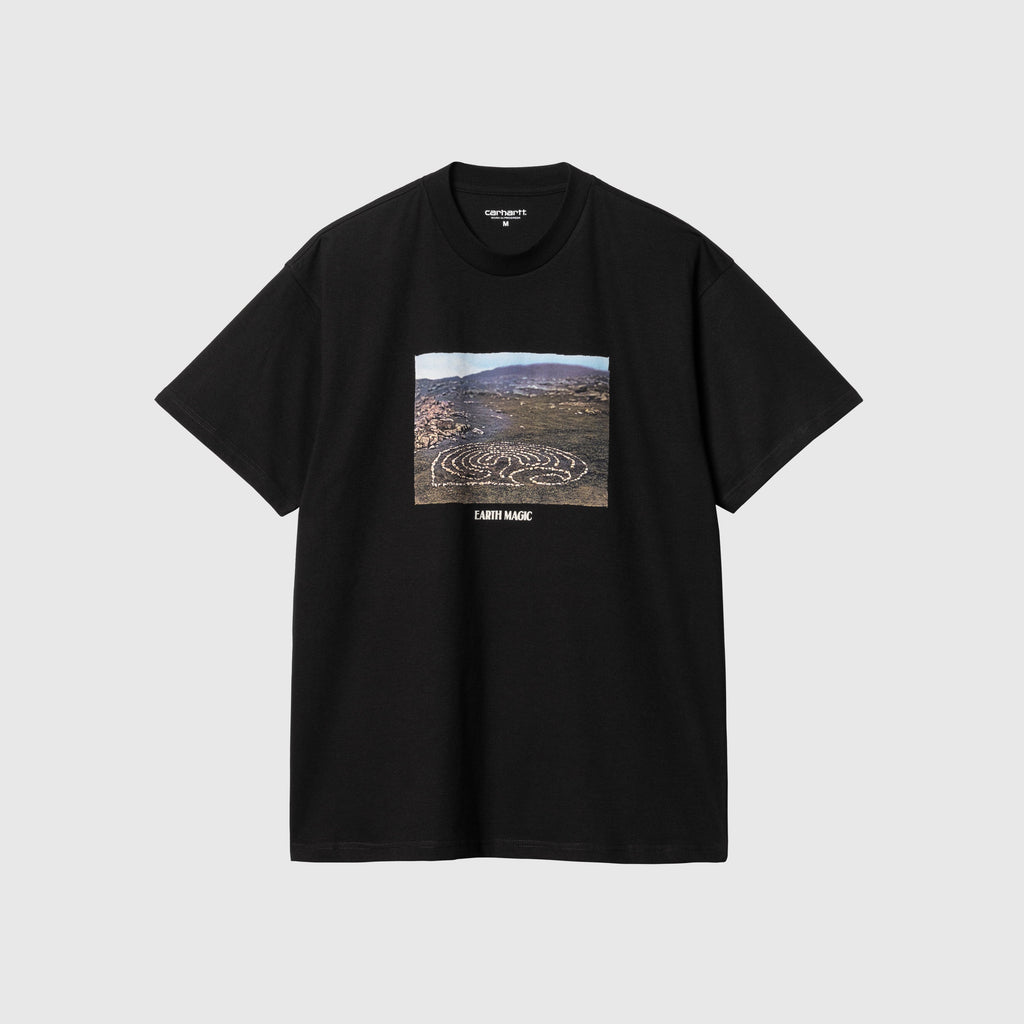 Carhartt WIP S/S Earth Magic Tee - Black - Front