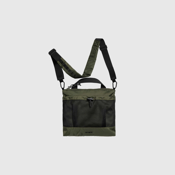 Carhartt WIP Irwin Shoulder Bag - Turtle / Black - Front