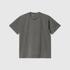 Carhartt WIP S/S Vista T Shirt - Graphite Garment Dyed - Front
