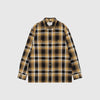 Carhartt WIP L/S Vaughn Shirt - Vaughn Check / Dijon - Front