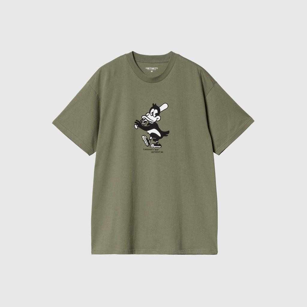 Carhartt WIP S/S Home Run Tee - Dollar Green - Front