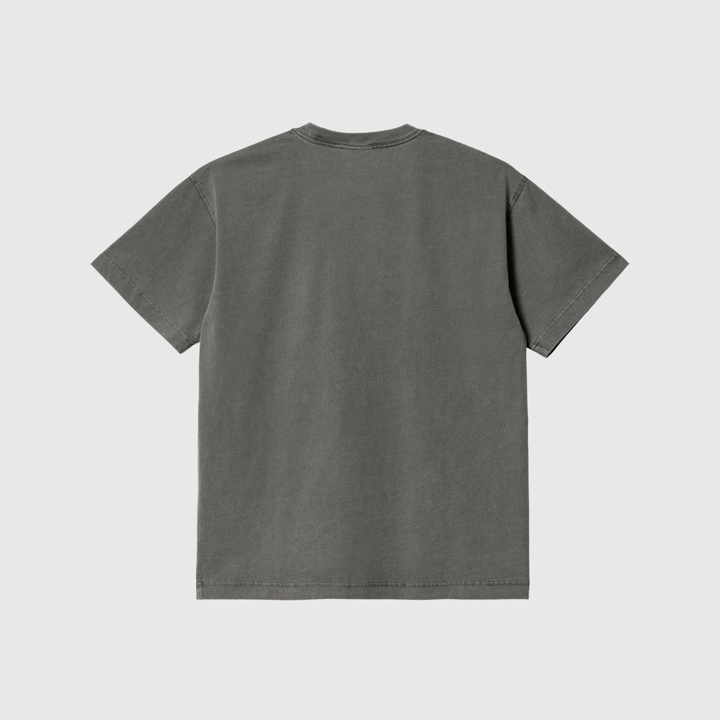  -Carhartt WIP S/S Vista T Shirt - Graphite Garment Dyed - Back