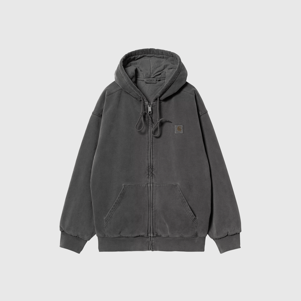 Carhartt WIP Hooded Vista Jacket - Graphite Garment Dyed - Front